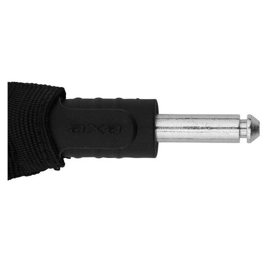 AXA Insteekketting RLC PLUS - 140CM - Slijtvaste Hoes - Verstevigde Insteekpen - Zwart