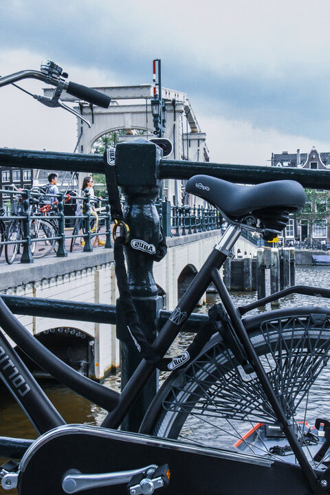 Abus Insteekketting ACH 6KS Multifit - 100CM - Zwart - Passend Op Alle Ringsloten