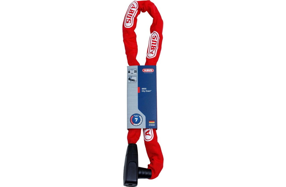 Abus Ionus 8800 Kettingslot - 95 CM - Rood