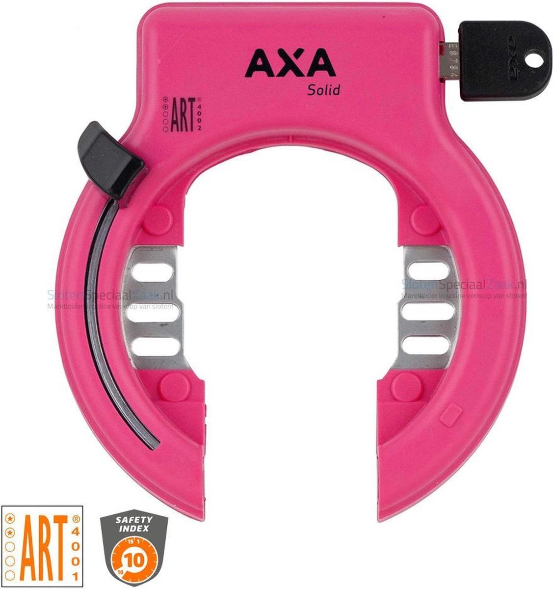 creëren Veronderstellen hoofdpijn AXA Solid Ringslot - Roze - ART2 | Fietsgoedkoper.nl 