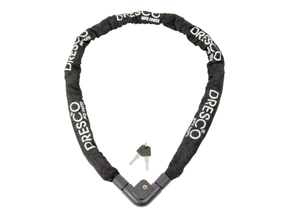 Dresco Kettingslot 150 cm - Zwart