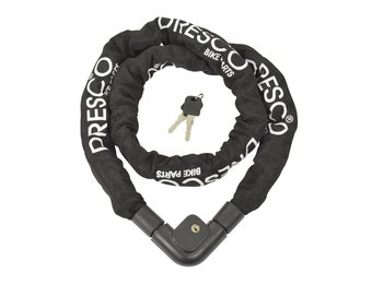 Dresco Kettingslot 150 cm - Zwart