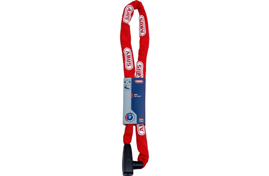 Abus Ionus 8800 Kettingslot - 120CM - Rood