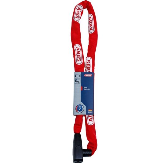 Abus Ionus 8800 Kettingslot - 120CM - Rood