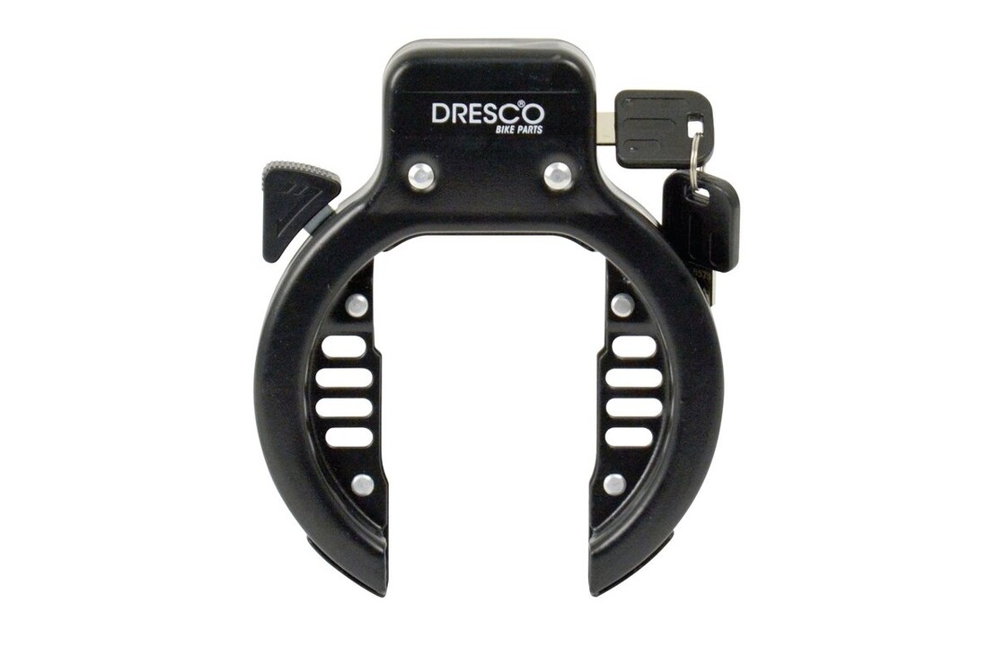 Dresco Ringslot RVS - Zwart