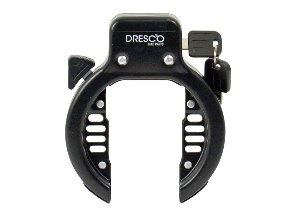 Dresco Ringslot RVS - Zwart
