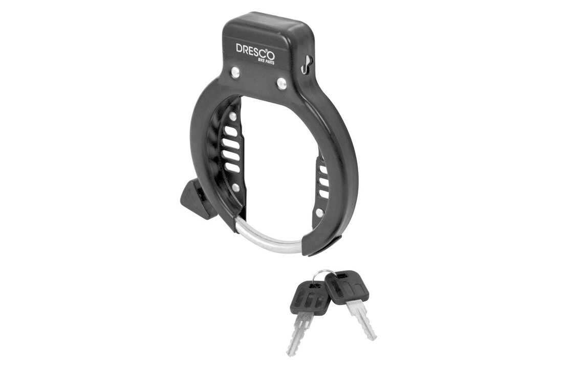 Dresco Ringslot RVS - Zwart