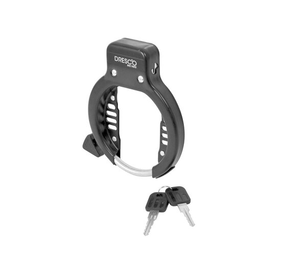 Dresco Ringslot RVS - Zwart