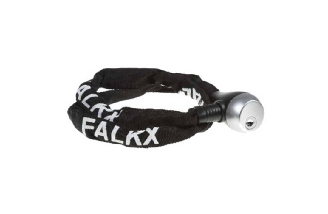 Falkx Kettingslot 80CM - Zwart - Nylon Hoes
