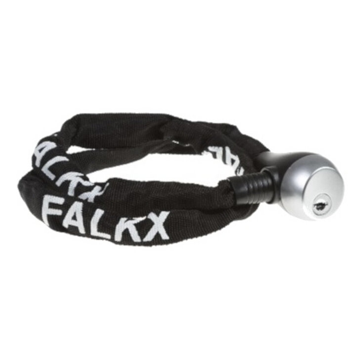 Falkx Kettingslot 80CM - Zwart - Nylon Hoes