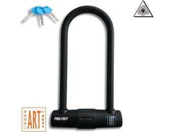 Pro-tect ART4 beugelslot - Zwart - 180x320mm