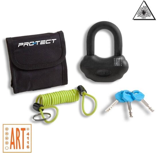 Pro-tect ART4 Schijfremslot Topaz - Zwart