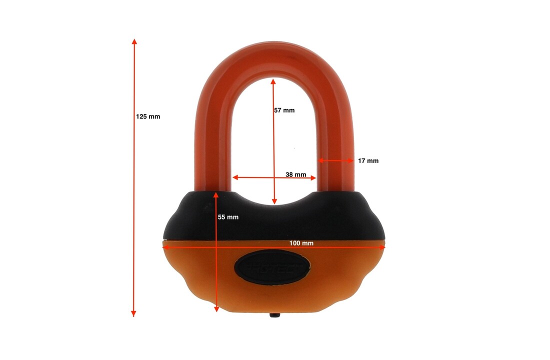 Pro-tect ART4 Schijfremslot Topaz - Oranje