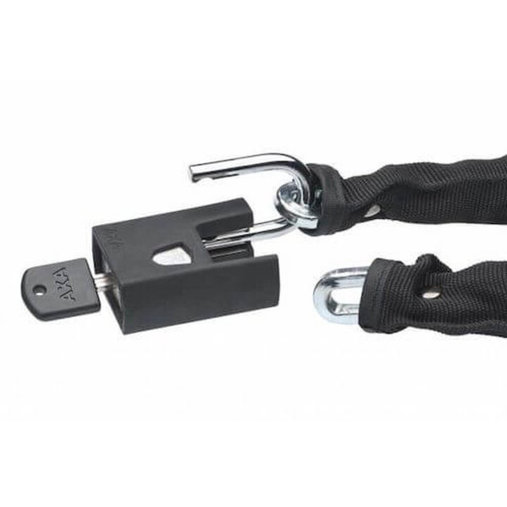 AXA Clinch Kettingslot Met Hangslot - 105 CM - Zwart