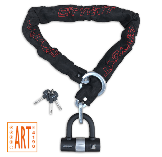 Starry Citycat ART 4 Kettingslot - U-Lock - 120CM