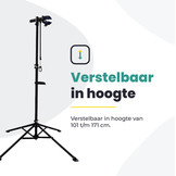 Voltano Montagestandaard - Zwart - 360° Draaibaar - Verstelbaar