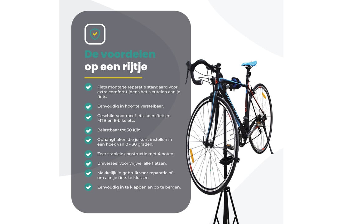 Voltano Montagestandaard - Zwart - 360° Draaibaar - Verstelbaar
