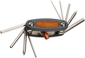 Icetoolz Multitool Mighty Fietsgereedschap - 10 functies - Zwart/Zilver