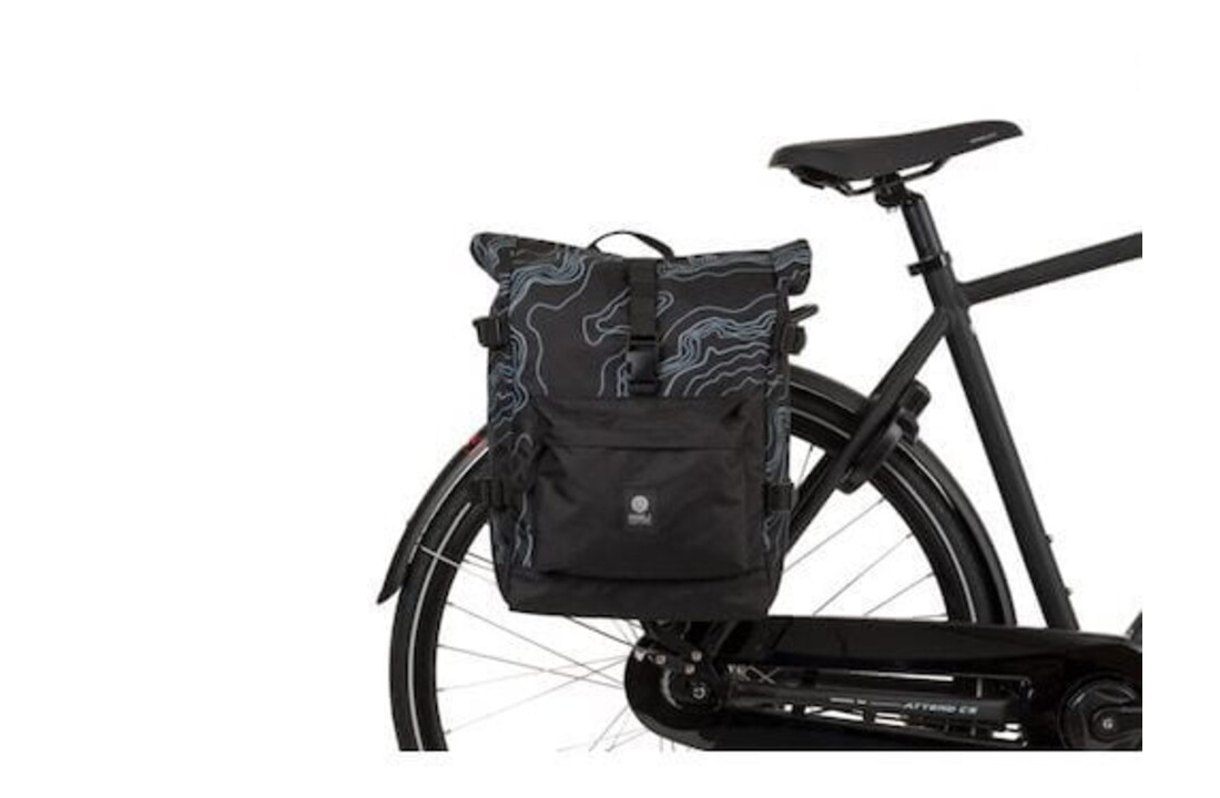 Agu Enkele Fietstas / Pakaftas Urban Trend H2O - 14L - Mountain Zwart
