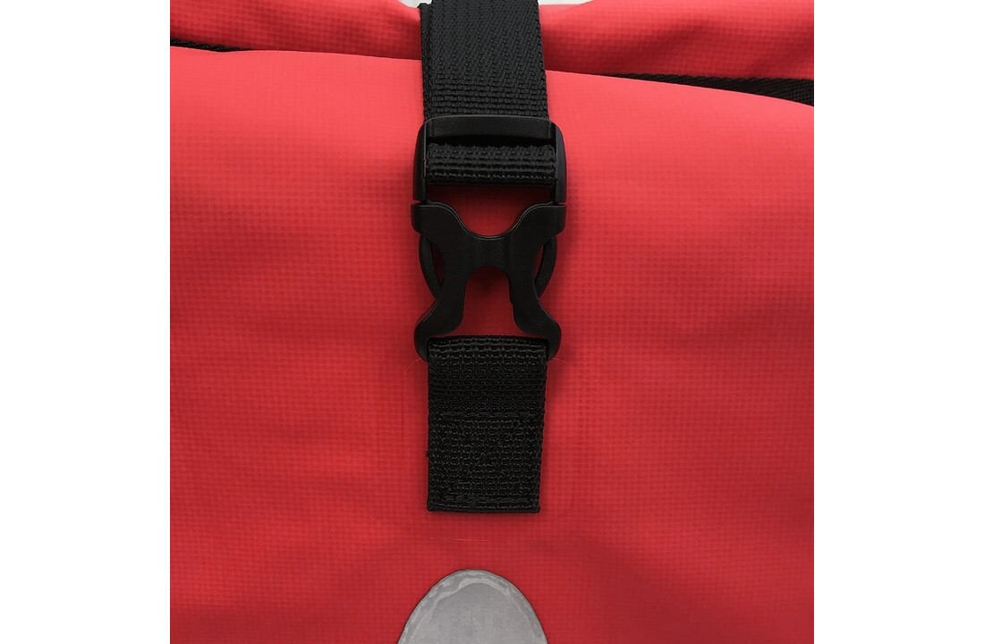 Lynx Fietstas Pakaftas Rood / Zwart Tarpaulin 21 Liter