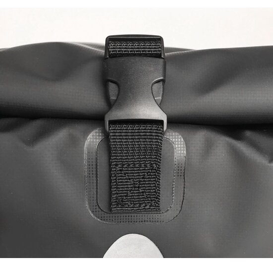 Lynx Fietstas Pakaftas Zwart Tarpaulin 21 Liter