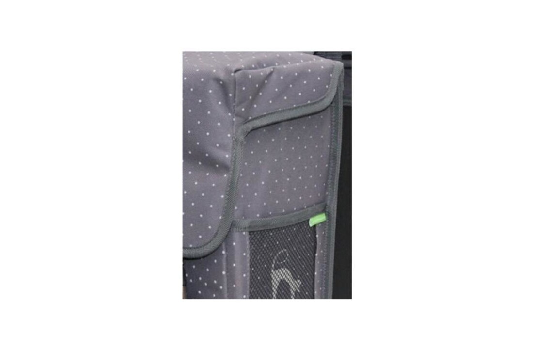 Dandell Dubbele Fietstas Nr. 16 - New Amazon - Grijs met Stippen - 31 Liter - Verstevigd