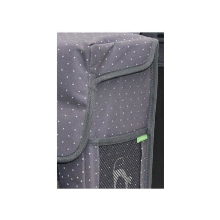 Dandell Dubbele Fietstas Nr. 16 - New Amazon - Grijs met Stippen - 31 Liter - Verstevigd