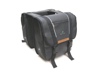 Dandell Dubbele Fietstas Nr. 17 - Phoenix Reverse - Mat Zwart