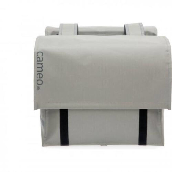 New Looxs Cameo Dubbele Fietstas - Grijs - 46 Liter - Bisonyl