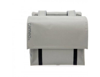 New Looxs Cameo Dubbele Fietstas - Grijs - 46 Liter - Bisonyl