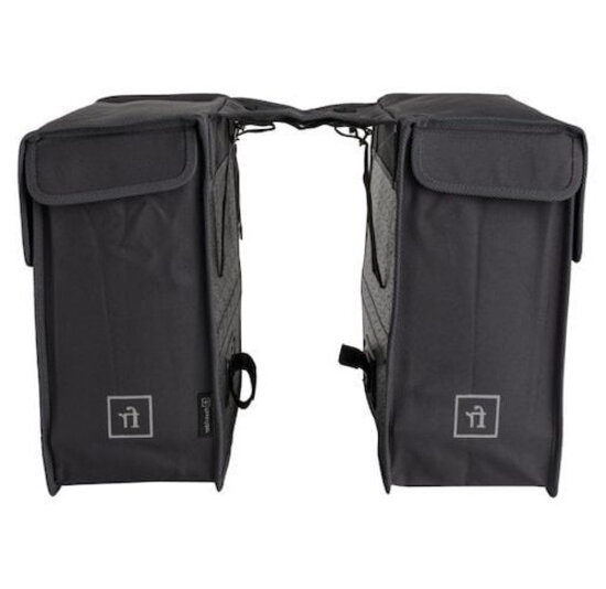 Fastrider Dubbele Fietstas Hybrid Large - Grijs - 35L