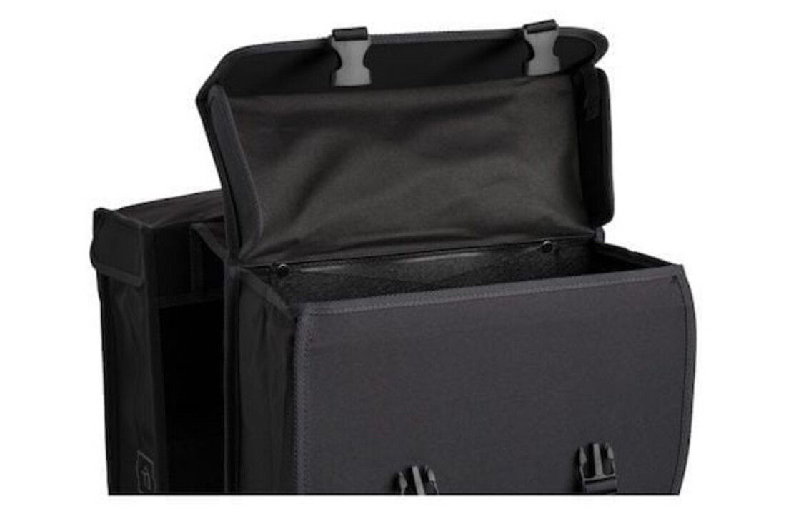 Fastrider Dubbele Fietstas Hybrid Large - Grijs - 35L
