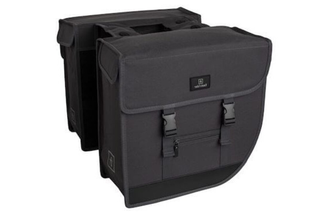 Fastrider Dubbele Fietstas Hybrid Large - Grijs - 35L