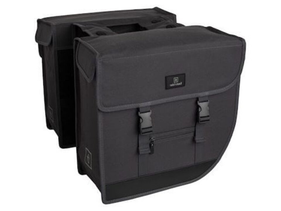 Fastrider Dubbele Fietstas Hybrid Large - Grijs - 35L