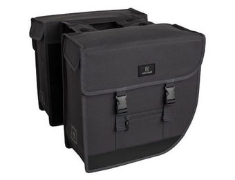 Fastrider Dubbele Fietstas Hybrid Large - Grijs - 35L