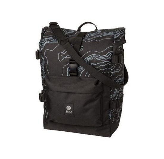 Agu Dubbele Fietstas - Urban Trend H2O - 28L - Mountain Zwart