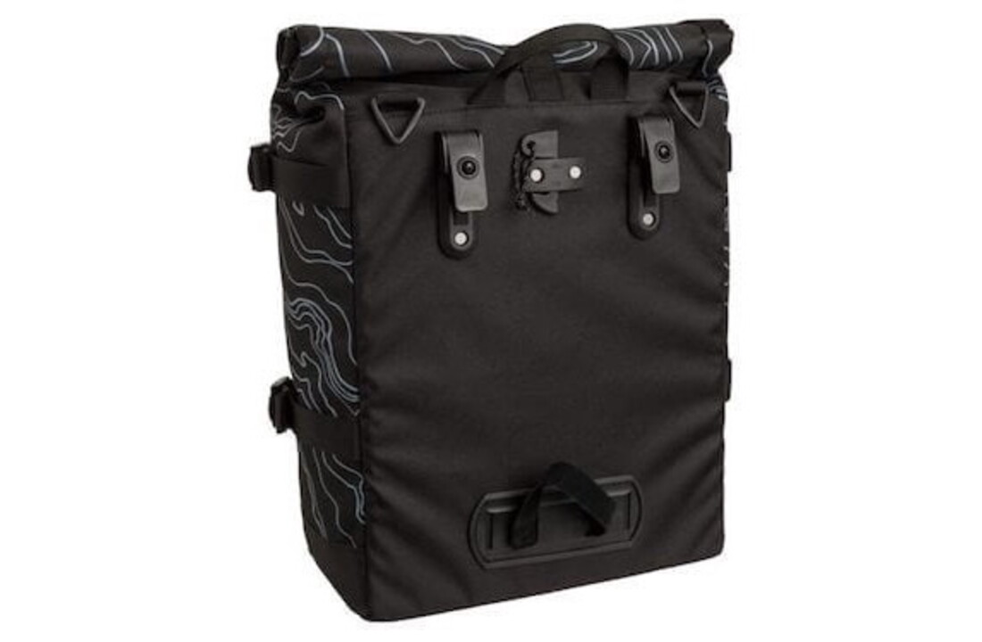 Agu Dubbele Fietstas - Urban Trend H2O - 28L - Mountain Zwart