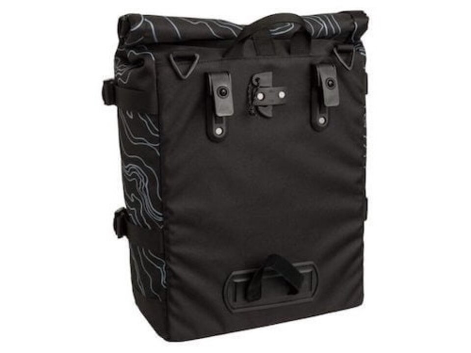 Agu Dubbele Fietstas - Urban Trend H2O - 28L - Mountain Zwart