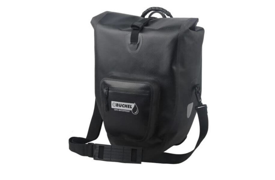 Büchel Premium Pakaftas / Enkele fietstas - Zwart - 25.4L