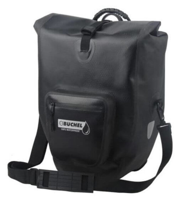 Büchel Premium Pakaftas / Enkele fietstas - Zwart - 25.4L