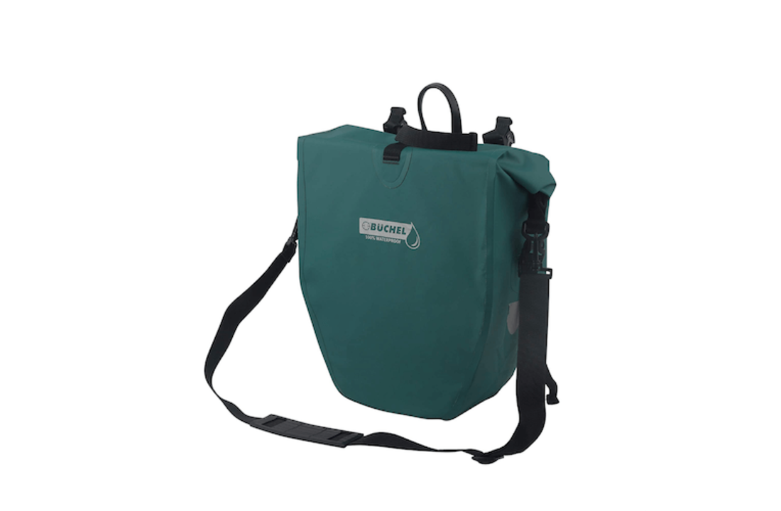 Büchel Luxe Pakaftas / Enkele fietstas - Turquoise - 25.4L