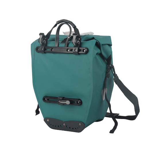 Büchel Luxe Pakaftas / Enkele fietstas - Turquoise - 25.4L