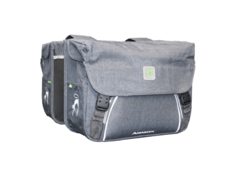 Dandell Dubbele Fietstas Nr. 16 - New Amazon - Grijs - 31 Liter - Verstevigd