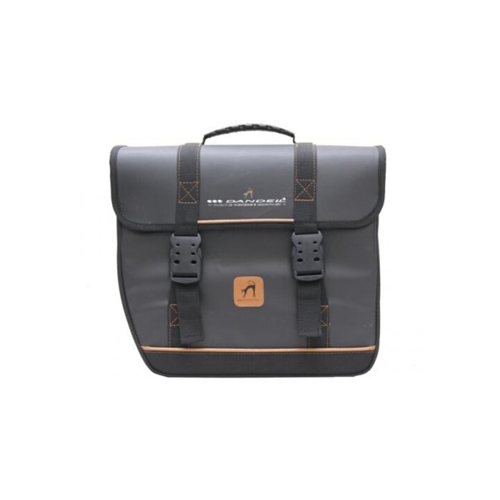 Dandell Enkele Fietstas / Pakaftas Links Nr. 58 - Mat Zwart - 15L