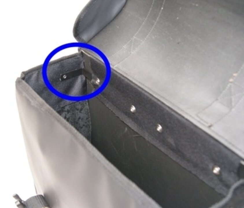 Dandell Enkele Fietstas / Pakaftas Rechts Nr. 58 - Mat Zwart - 15L