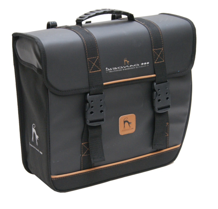 Dandell Enkele Fietstas / Pakaftas Rechts Nr. 58 - Mat Zwart - 15L