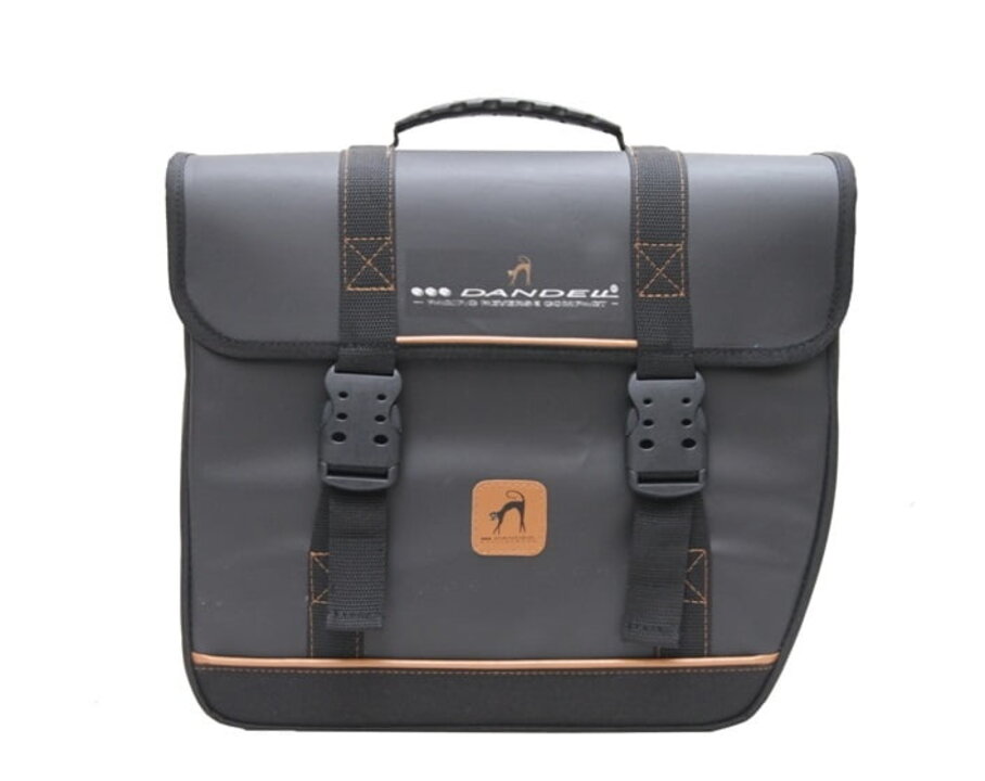 Dandell Enkele Fietstas / Pakaftas Rechts Nr. 58 - Mat Zwart - 15L