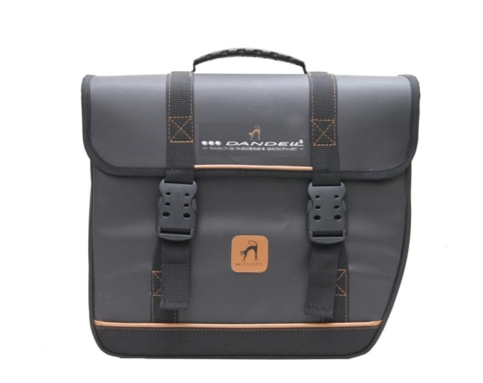 Dandell Enkele Fietstas / Pakaftas Rechts Nr. 58 - Mat Zwart - 15L