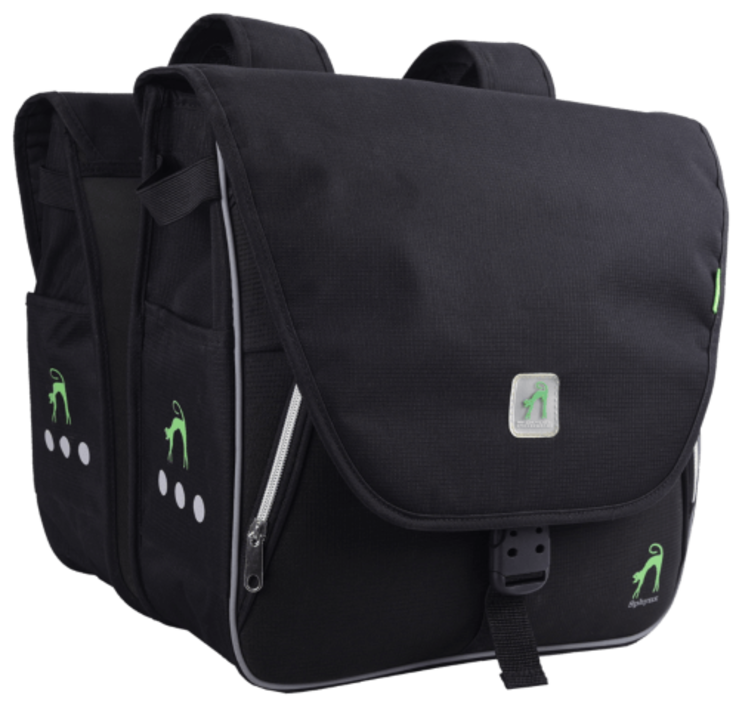 Dandell Dubbele Fietstas Nr. 32 - Zwart - 41L