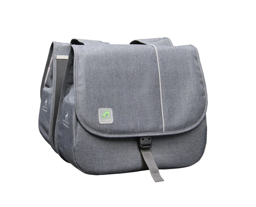 Dandell Dubbele Fietstas Nr. 44 - Grijs - 42L - Voorgevormd